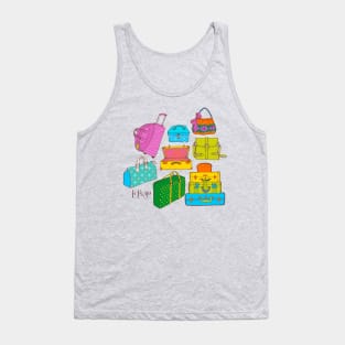 Sketchy luggage Tank Top